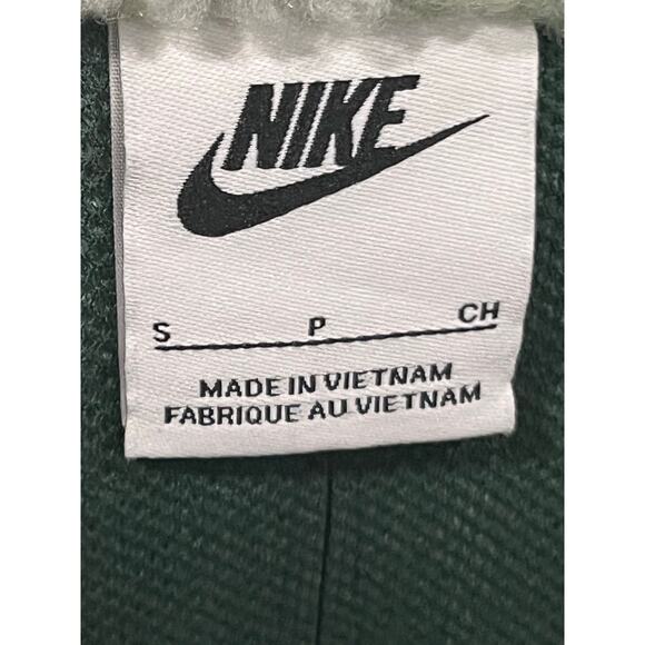 Nike Sherpa Men's Winterized Half-Zip green white plaid pattern pull over unisex - Picture 6 of 13